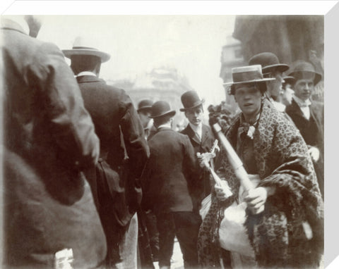 A trumpet seller at the Coronation of Edward VII June 1902