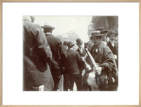 A trumpet seller at the Coronation of Edward VII June 1902