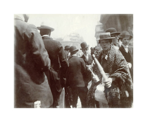 A trumpet seller at the Coronation of Edward VII June 1902