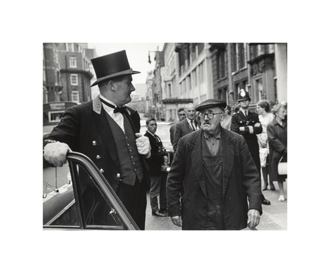 Outside the door at Claridges Hotel 1967