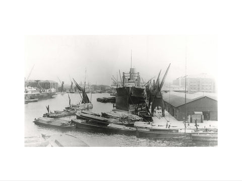 Greenland Dock Surrey Commercial Docks c 1925