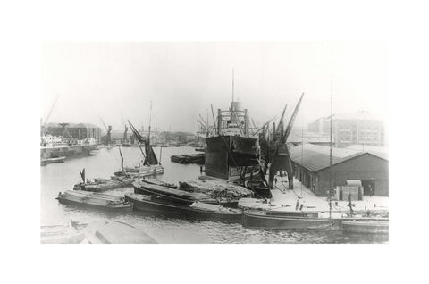 Greenland Dock Surrey Commercial Docks c 1925
