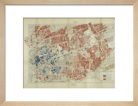 A Jewish population Map by George Arkell 1899