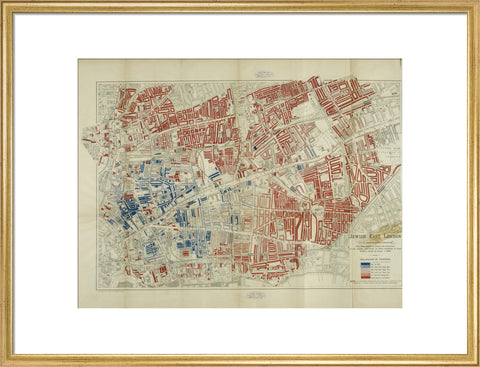 A Jewish population Map by George Arkell 1899