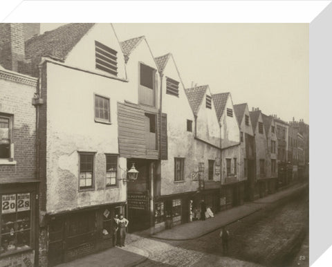 Old houses in Bermondsey Street 1881