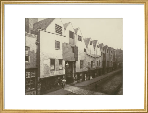 Old houses in Bermondsey Street 1881