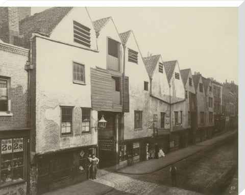 Old houses in Bermondsey Street 1881