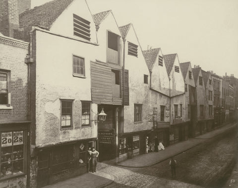 Old houses in Bermondsey Street 1881