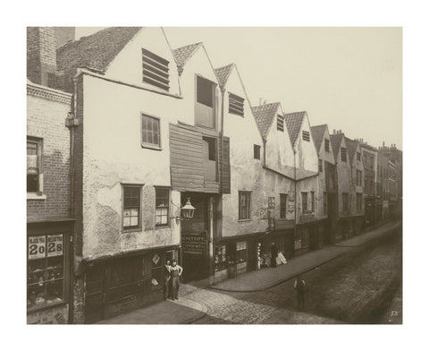 Old houses in Bermondsey Street 1881