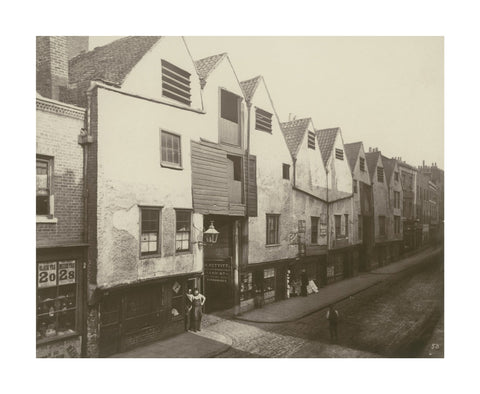 Old houses in Bermondsey Street 1881