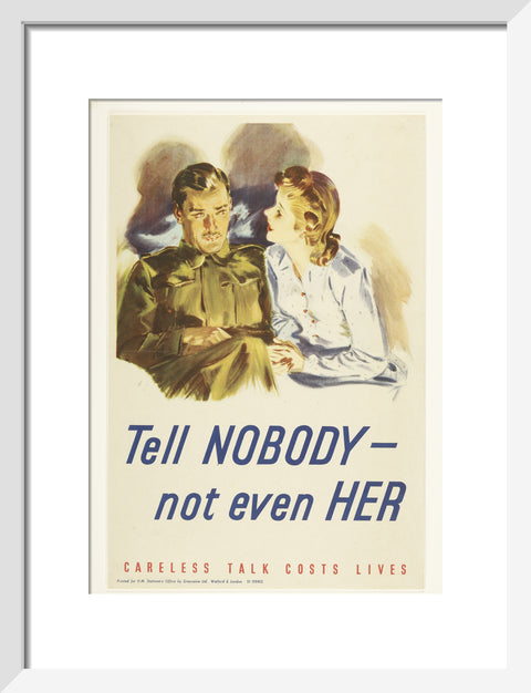 Tell nobody - not even her 1940-1945