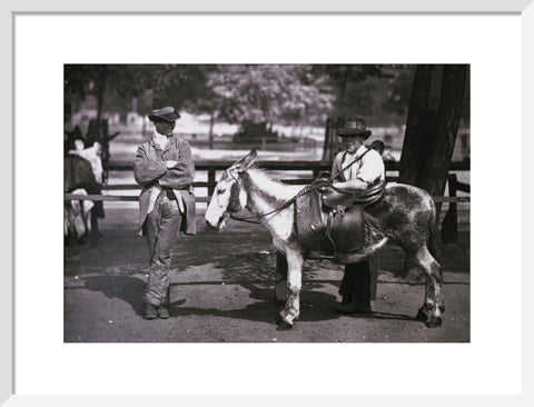 A donkey for hire on Clapham Common c.1877