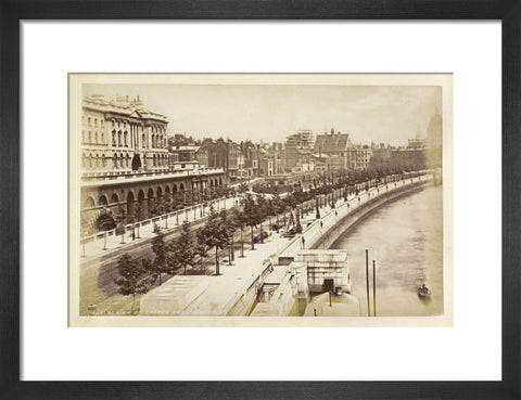 View of Thames Embankment c 1880