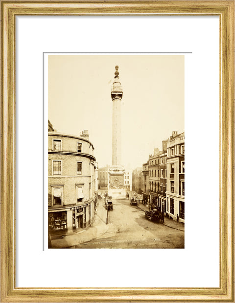 The Monument to the Great Fire of London c.1890