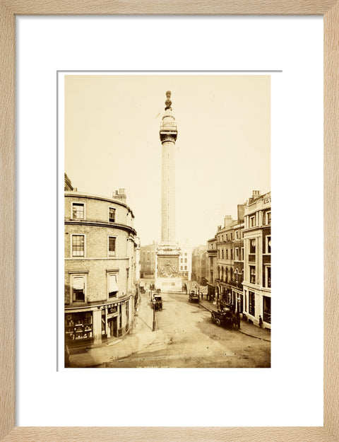 The Monument to the Great Fire of London c.1890