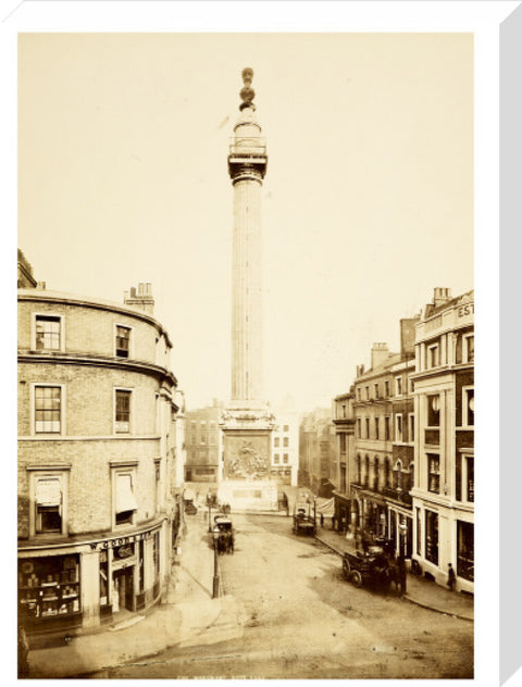 The Monument to the Great Fire of London c.1890