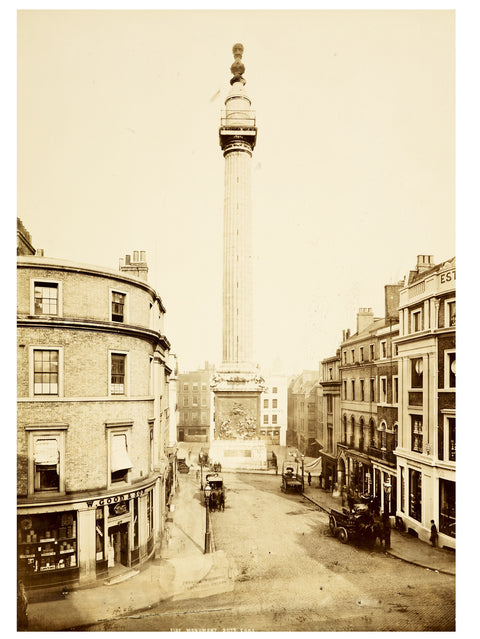 The Monument to the Great Fire of London c.1890