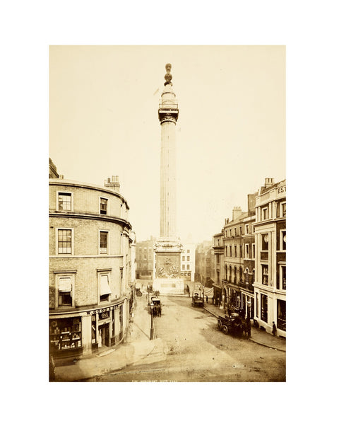 The Monument to the Great Fire of London c.1890