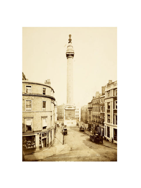The Monument to the Great Fire of London c.1890