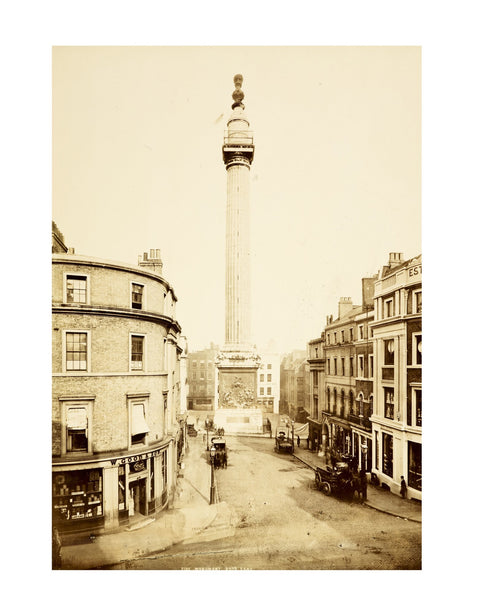 The Monument to the Great Fire of London c.1890
