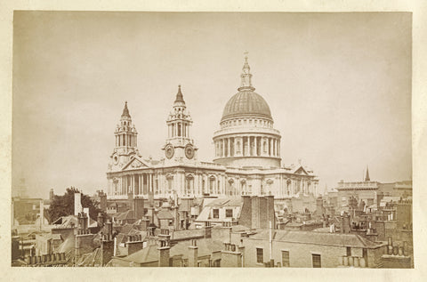 View of St.Pauls Cathedral c.1880