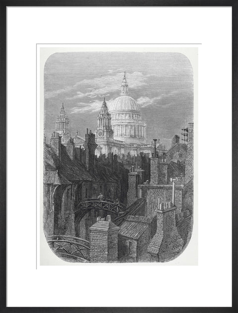 St Pauls from the brewery bridge: 1872