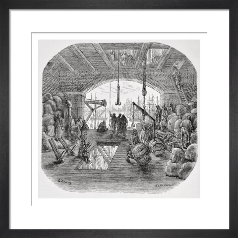 Warehouses by the Thames: 1872