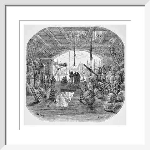 Warehouses by the Thames: 1872