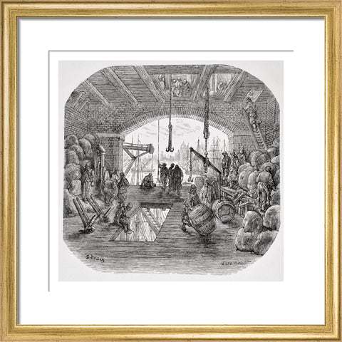 Warehouses by the Thames: 1872