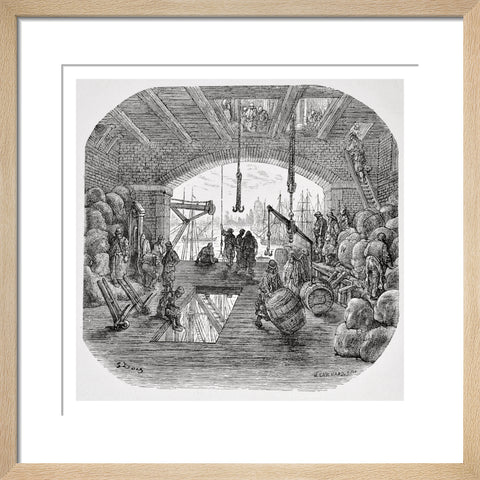 Warehouses by the Thames: 1872