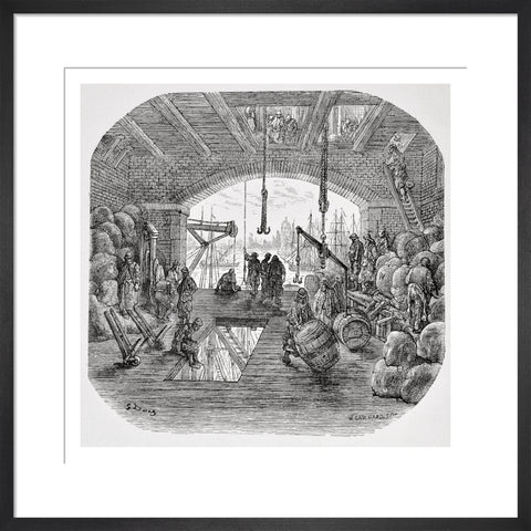 Warehouses by the Thames: 1872