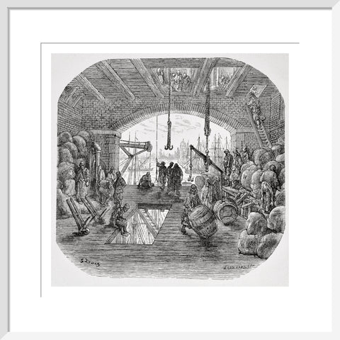 Warehouses by the Thames: 1872