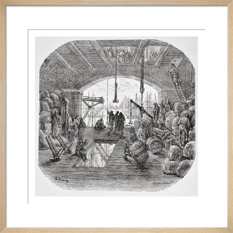 Warehouses by the Thames: 1872