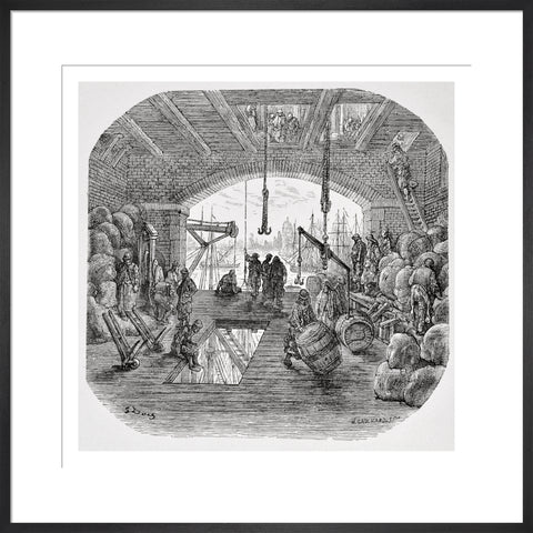 Warehouses by the Thames: 1872