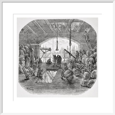 Warehouses by the Thames: 1872