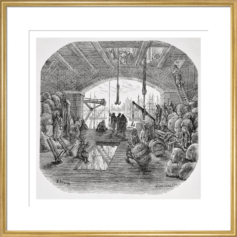 Warehouses by the Thames: 1872