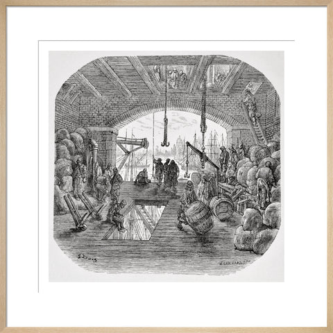 Warehouses by the Thames: 1872