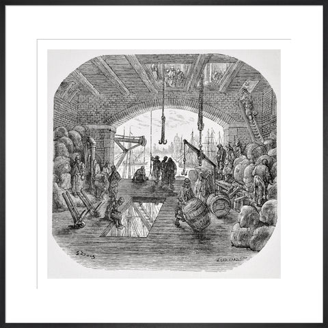 Warehouses by the Thames: 1872