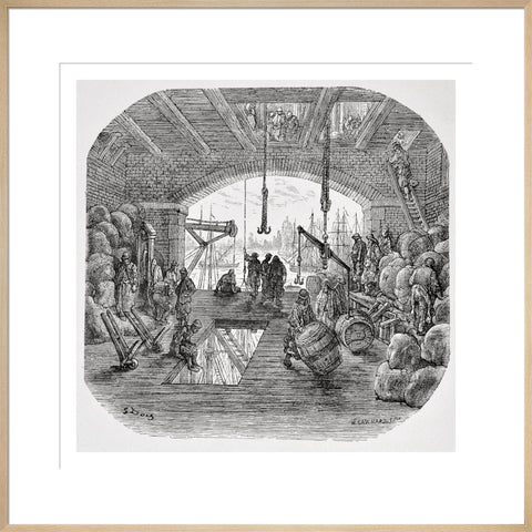 Warehouses by the Thames: 1872