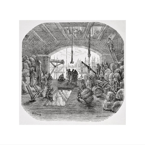 Warehouses by the Thames: 1872