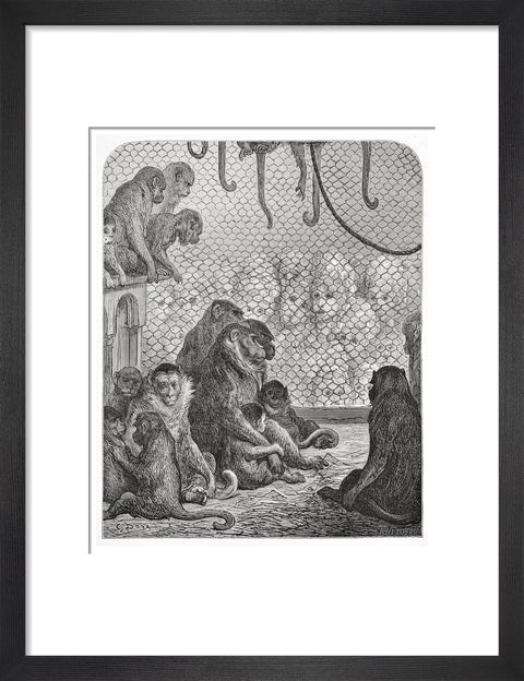Zoological Gardens - the monkey house 1872