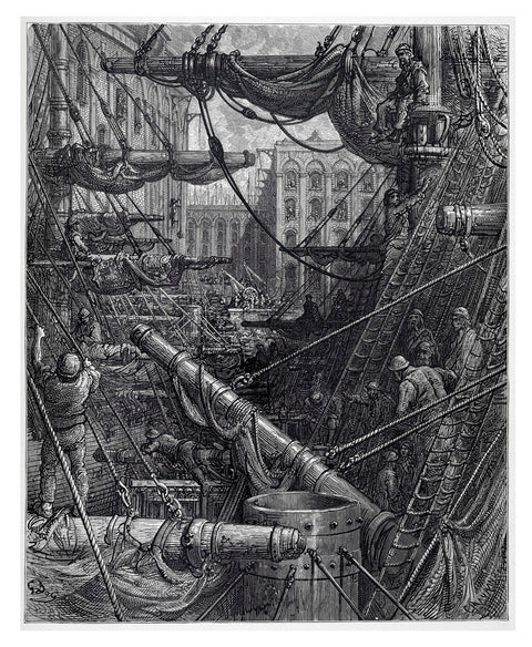 Inside the docks 1872