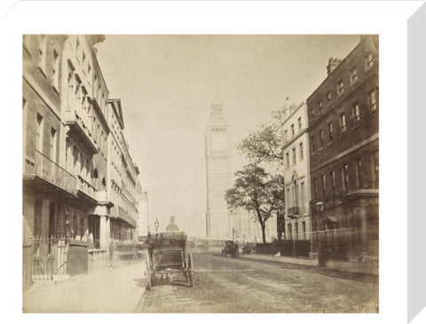 Horse and cart in Westminster c. 1895