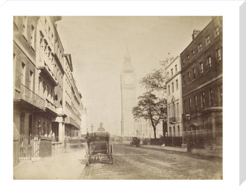Horse and cart in Westminster c. 1895