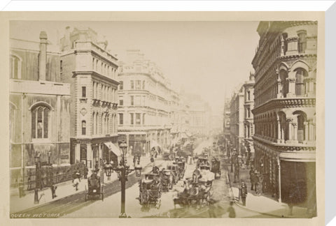 Queen Victoria Street looking to Mansion House