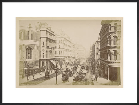 Queen Victoria Street looking to Mansion House
