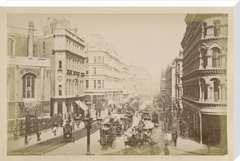 Queen Victoria Street looking to Mansion House