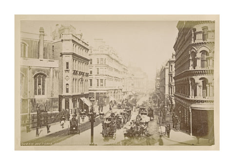 Queen Victoria Street looking to Mansion House