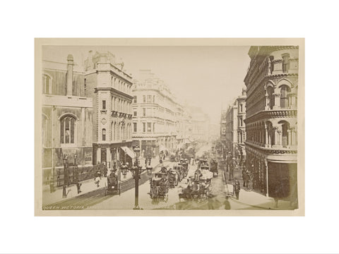 Queen Victoria Street looking to Mansion House