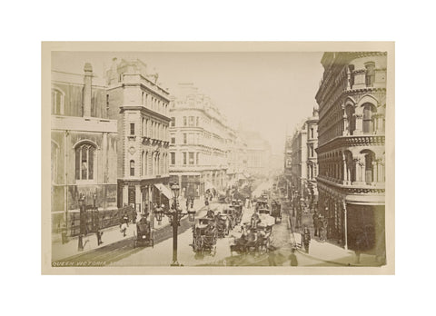 Queen Victoria Street looking to Mansion House
